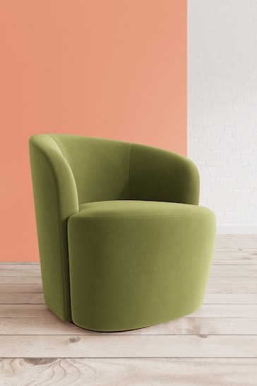 Swoon Easy Velvet Fern Green Ritz Chair