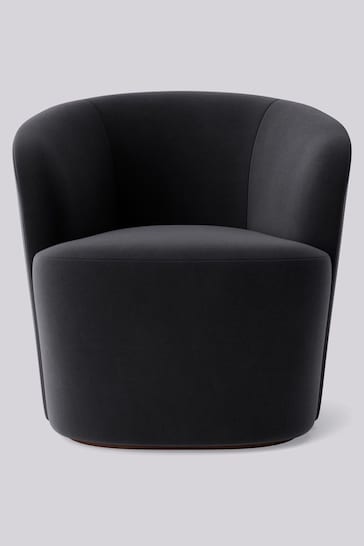 Swoon Easy Velvet Black Ritz Chair