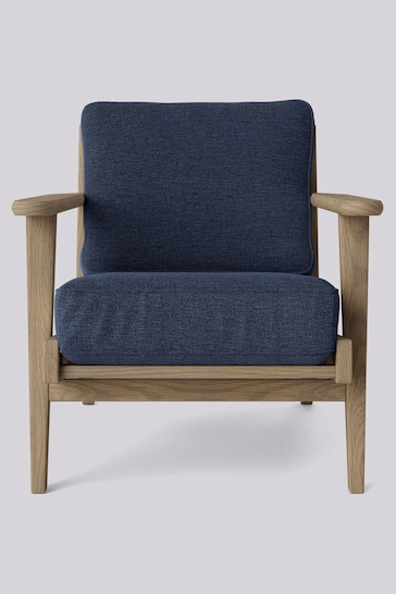 Swoon Houseweave Navy Blue Karla Chair