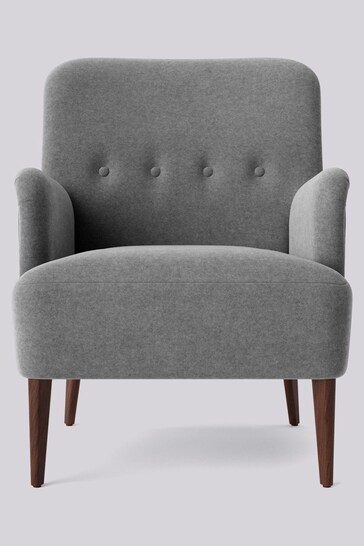 Swoon Smart Wool Pepper Grey London Chair