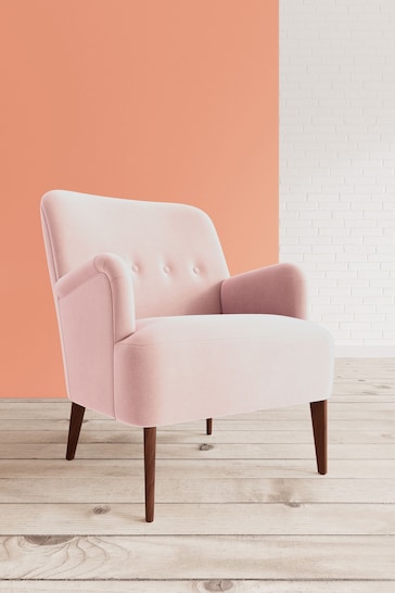 Swoon Easy Velvet Blush Pink London Chair