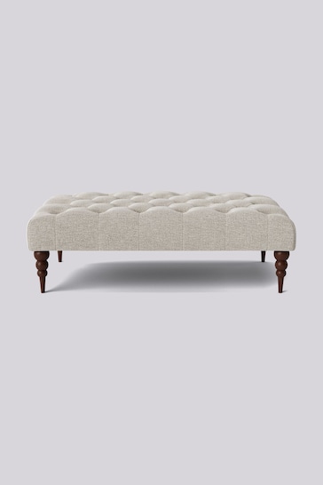 Swoon Houseweave Natural Chalk Plymouth Rectangle Ottoman