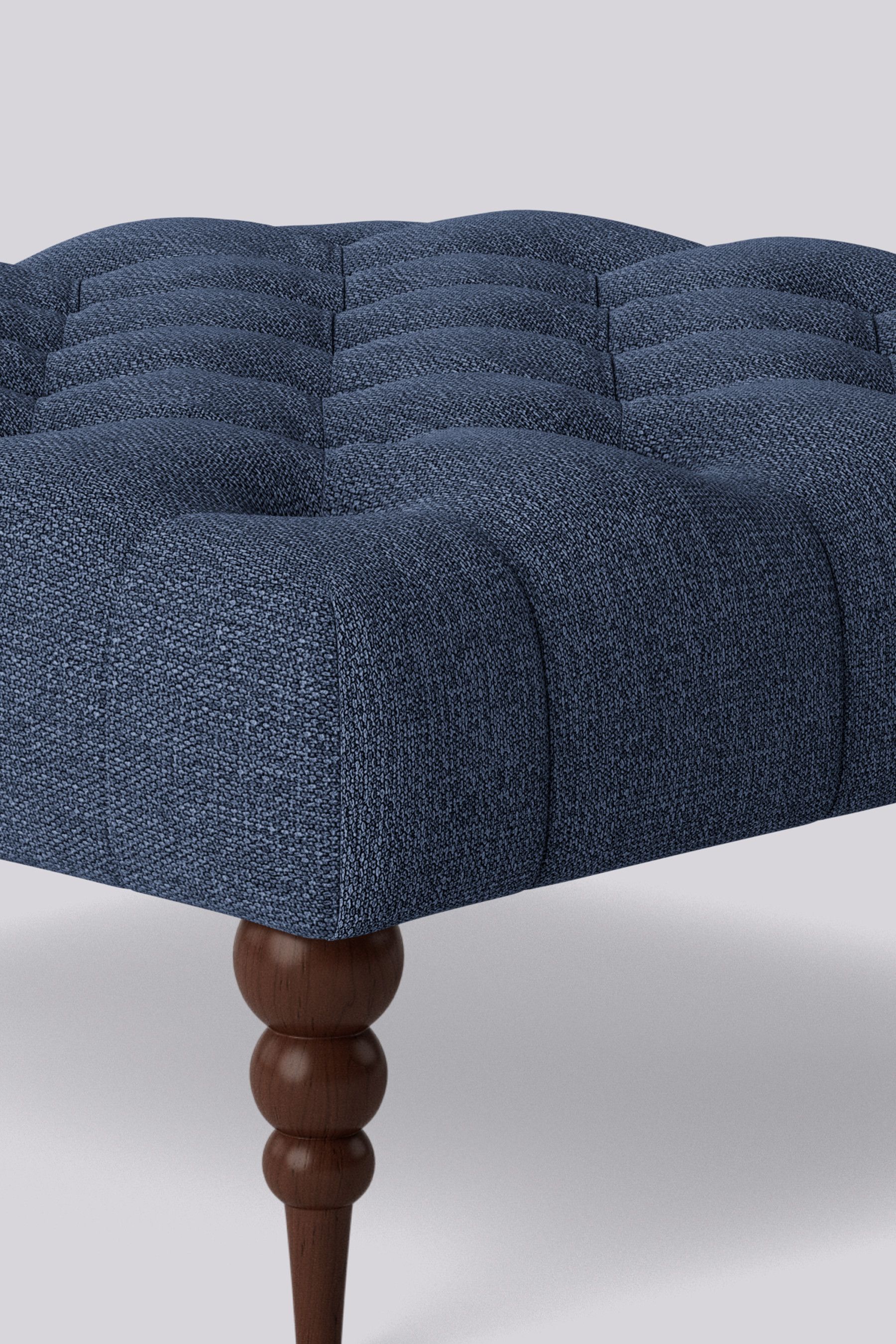 Navy blue square ottoman deals