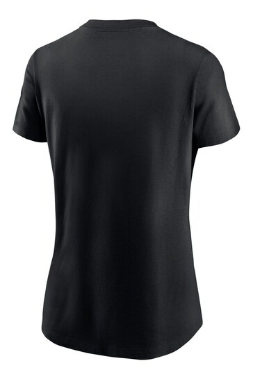 Nike Black NFL Fanatics Womens Pittsburgh Steelers Short Sleeves Historic T-Shirt