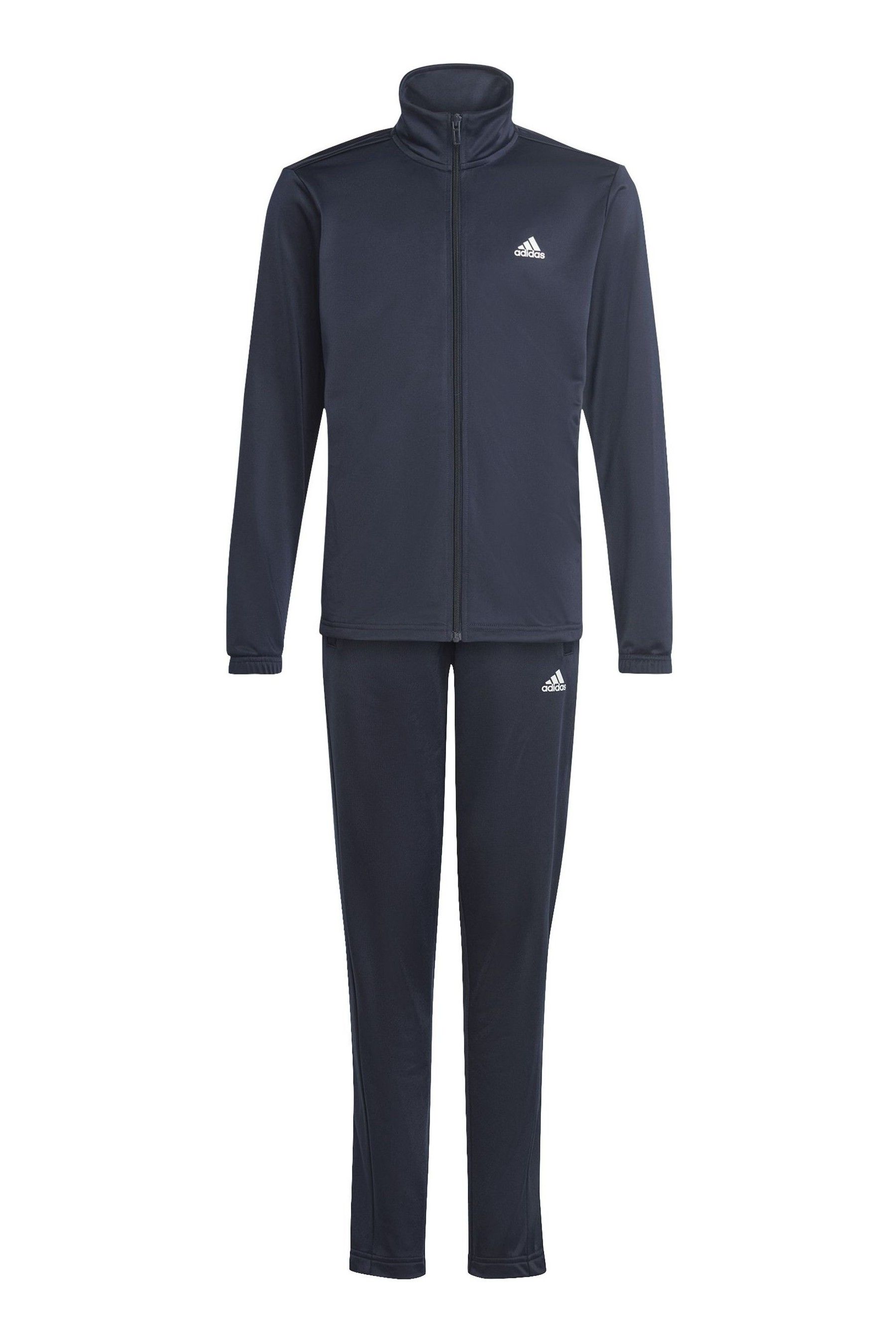 Adidas essentials navy tracksuit online