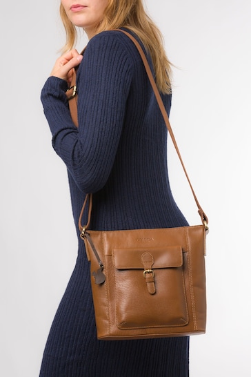 Conkca London Black And Tan Cross Body Bag Bags Purses 'Shona