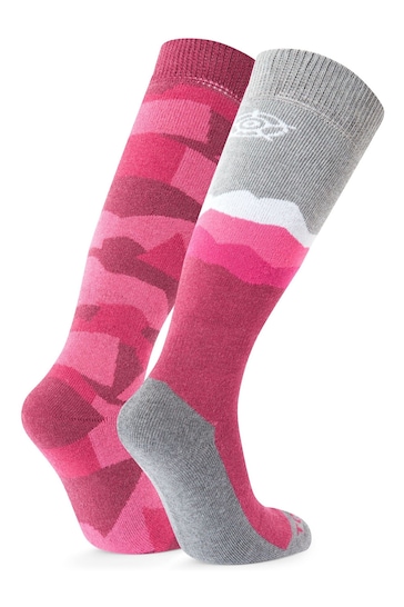 Tog 24 Pink Aleko Ski Socks