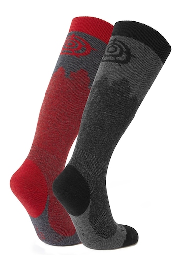 Tog 24 Black Aprica Ski Socks 2 Pack