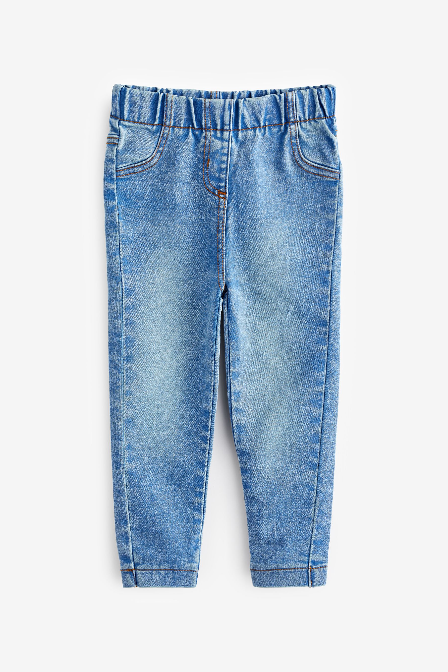 Buy Pink Blue 2 Pack Elasticated Waist Jeggings 3mths 7yrs from the Next UK online shop