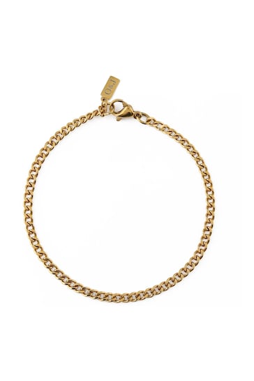 Orelia & Joe Fine Curb Chain Bracelet