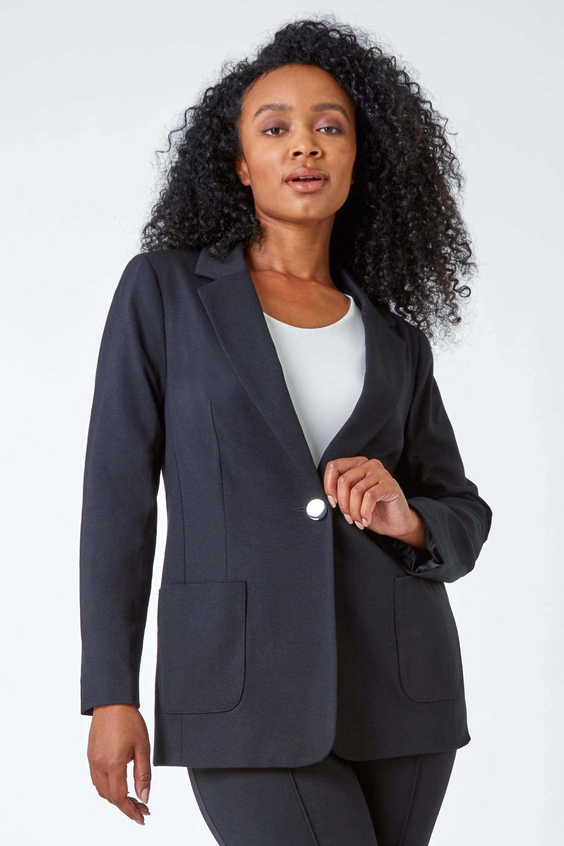 Petite online stretch blazer