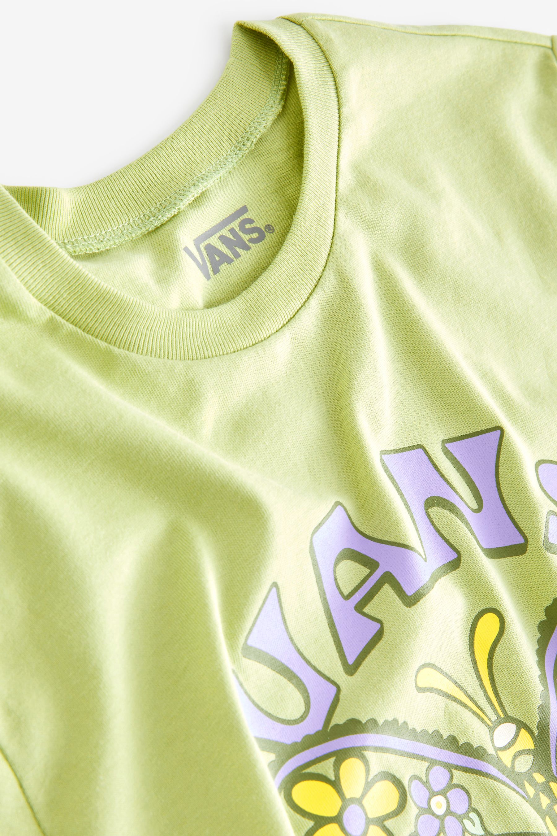 Buy Vans Girls Green Paisley Fly Crew T Shirt from the Next UK