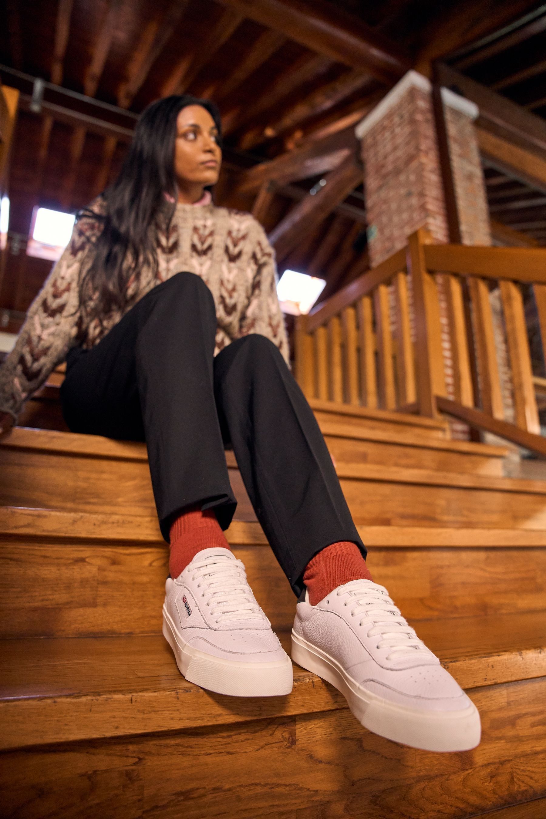 3843 New Club S UP Comfort Leather Trainers