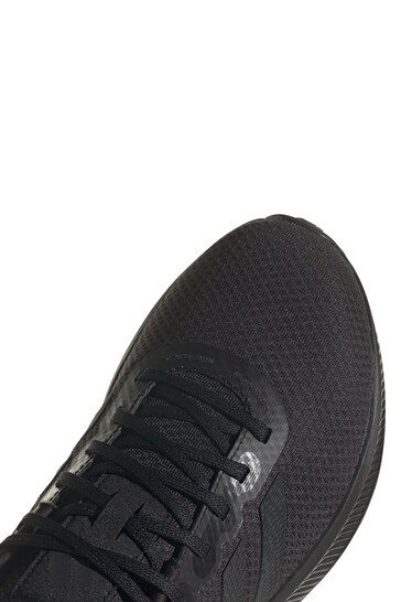 adidas neo cloudfoam all black