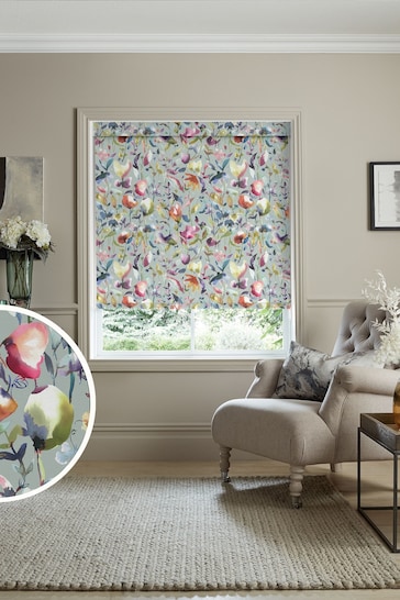 Voyage Pacific Blue Blackout Jayin Made to Measure Roller Blind