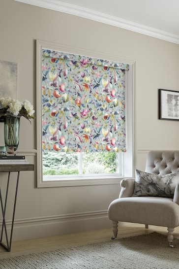 Voyage Pacific Blue Blackout Jayin Made to Measure Roller Blind