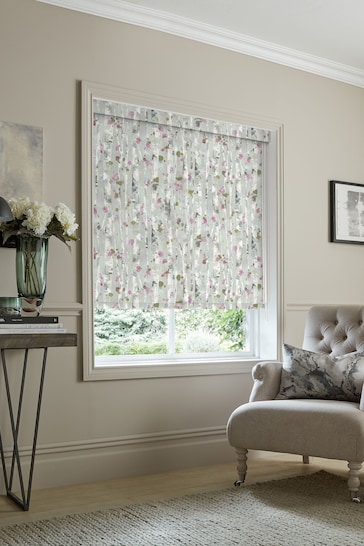 Voyage Peony Purple Blackout Hoppa Made to Measure Roller Blind