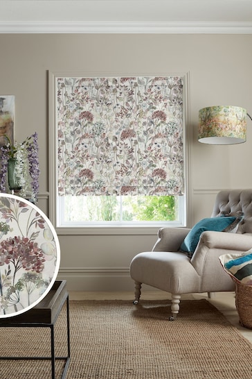 Voyage Dawn Brown Country Hedgerow Made to Measure Roman Blind