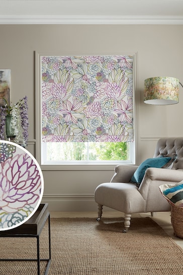 Voyage Sorbet Purple Althorp Made to Measure Roman Blind