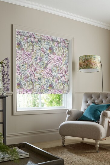 Voyage Sorbet Purple Althorp Made to Measure Roman Blind