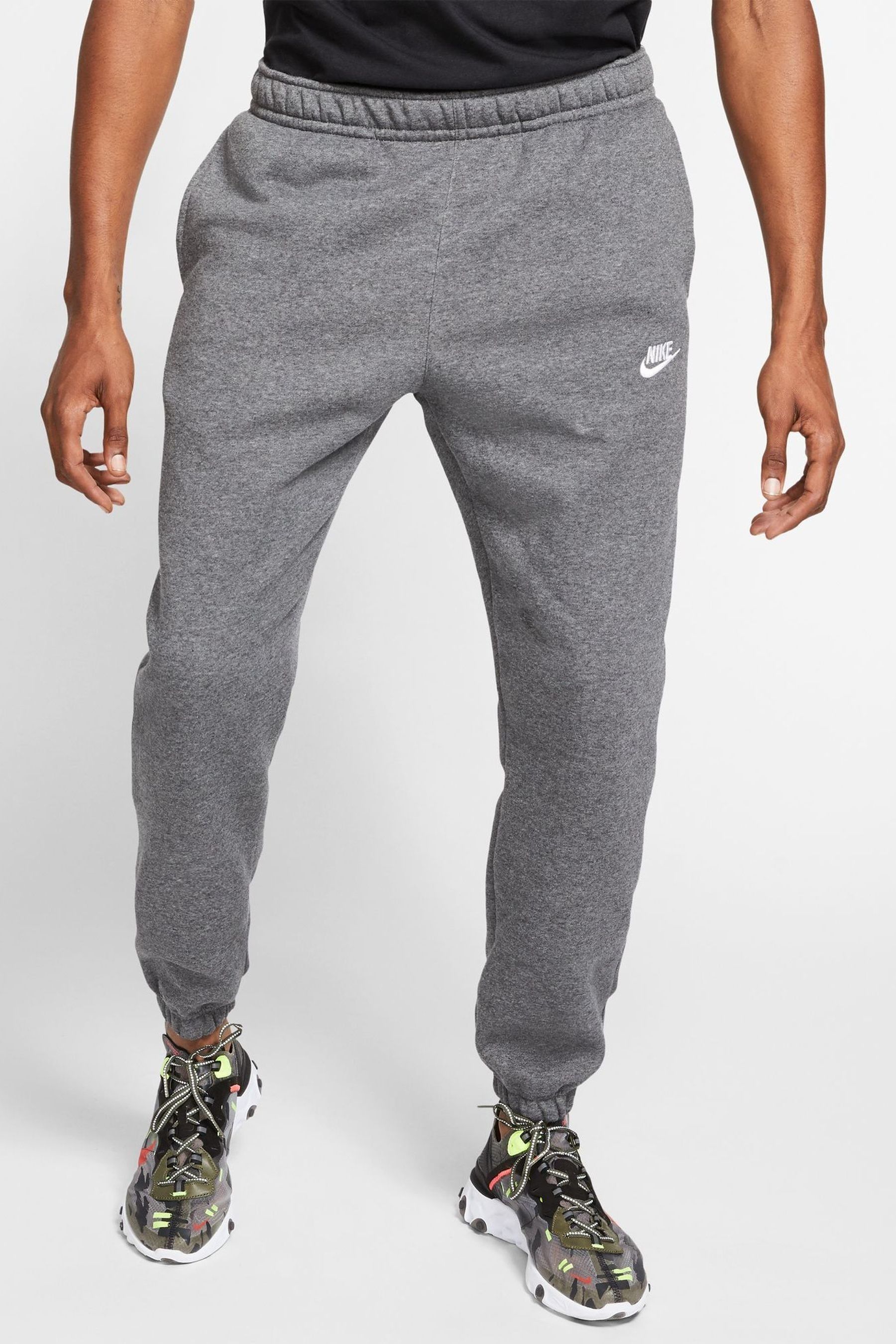 Buy Nike Charcoal Grey Club Cuffed Joggers from the Next UK online shop