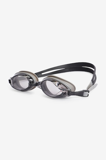 Nike Grey Chrome Swim Goggles