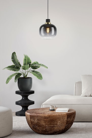 Eglo Black/Grey Oilella Pendant Ceiling Light