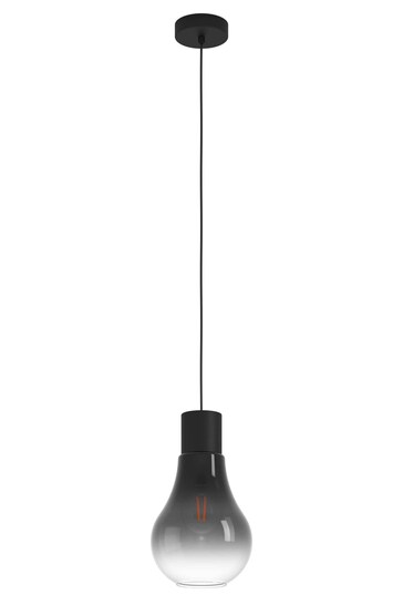 Eglo Black Chasely 1 Light Ombre Ceiling Light Pendant