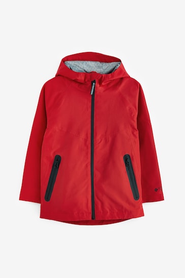 Red Waterproof Jacket (3-16yrs)
