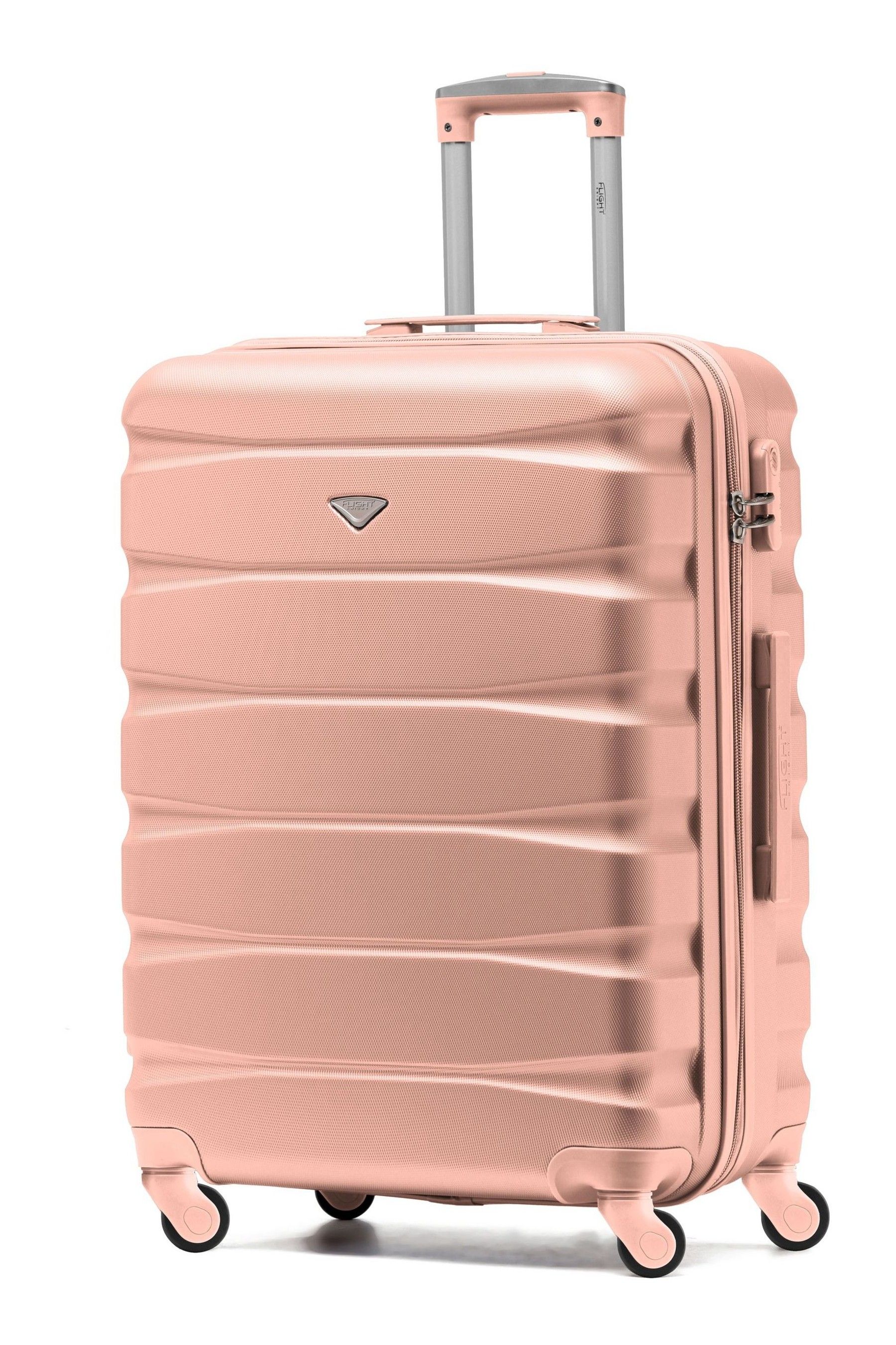 Rose gold suitcase medium sales