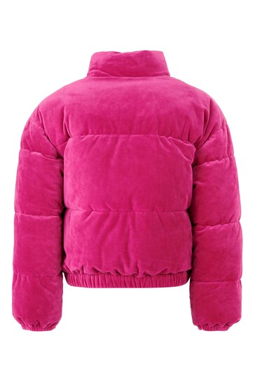 Juicy Couture Velour Puffer Jacket