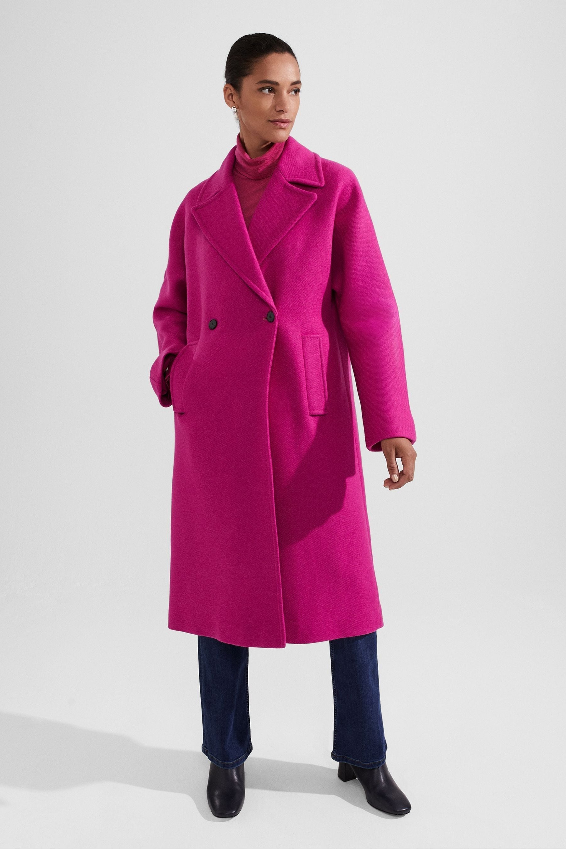 Hobbs pink trench coat new arrivals