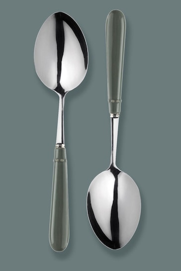 Mary Berry Set of 4 Green Signature Serving Spoons