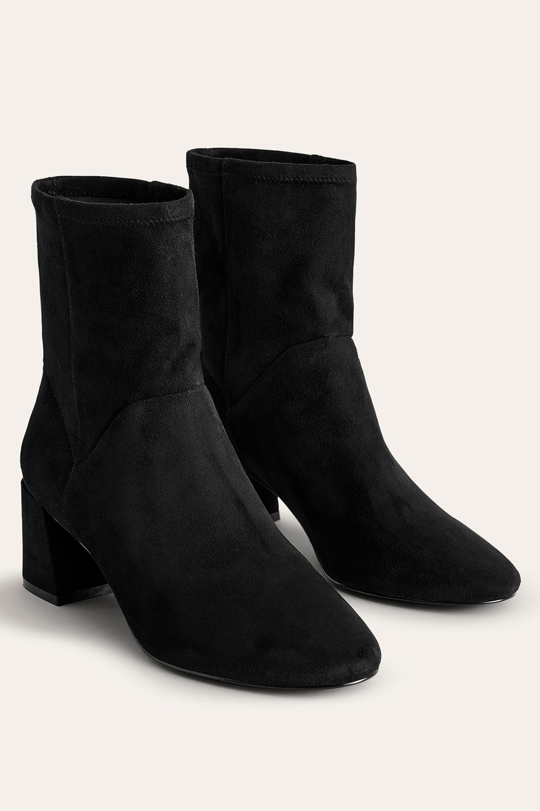 Buy Boden Dark Black Stretch Ankle Boots from the Next UK online shop