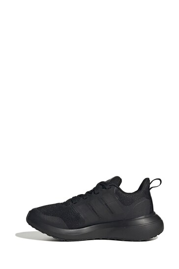 adidas Black Sportswear Kids Fortarun 2.0 Cloudfoam Lace Trainers