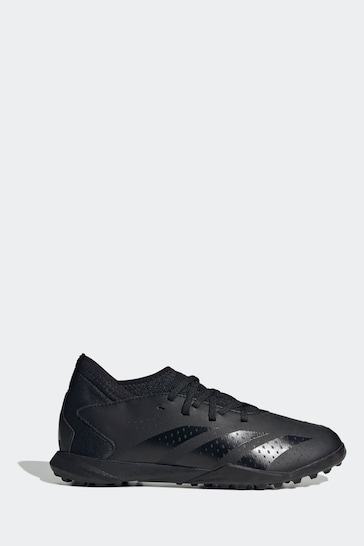 adidas Black Football Black Kids Predator Accuracy.3 Turf Football Boots