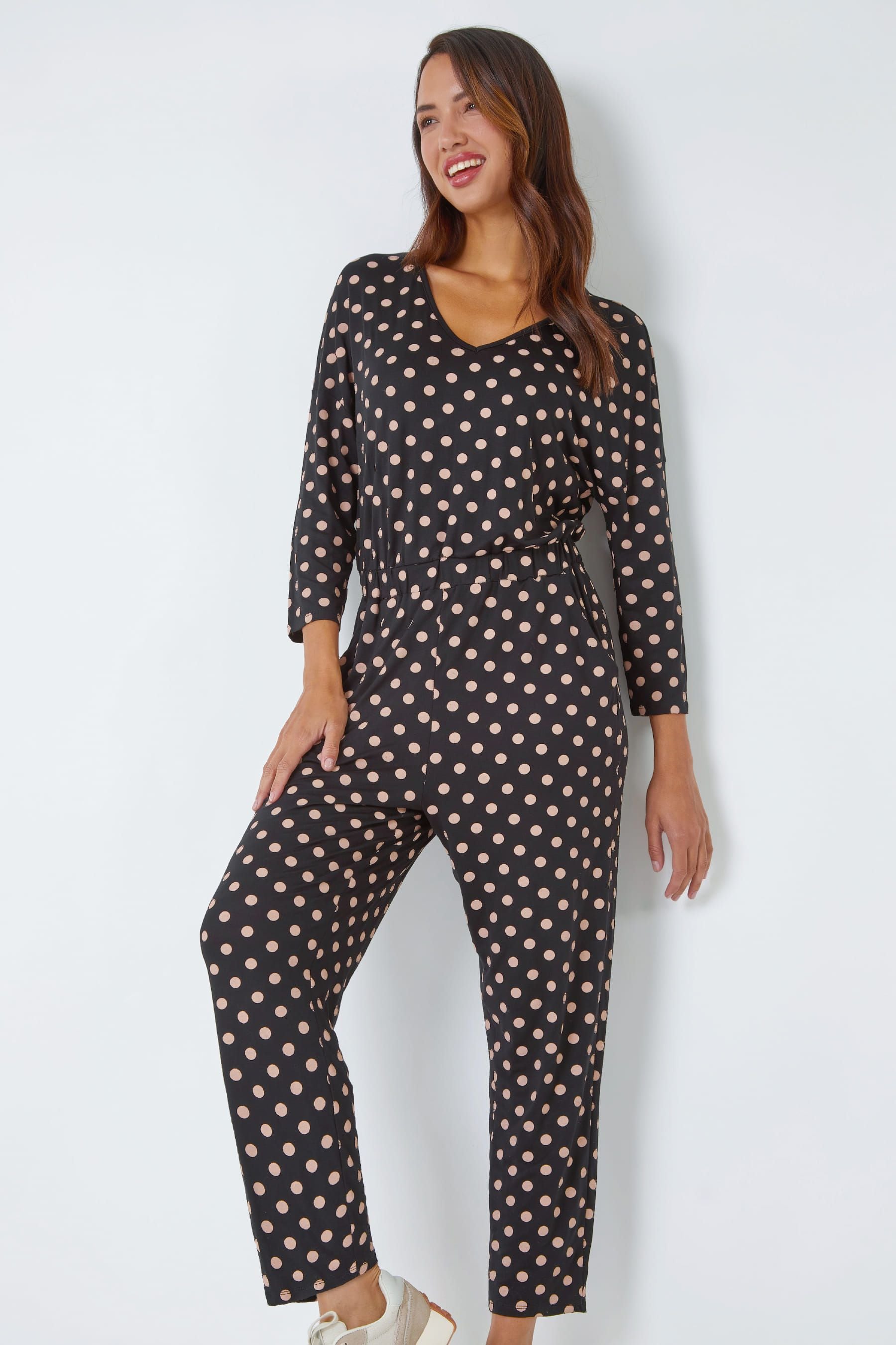 Next polka dot new arrivals jumpsuit