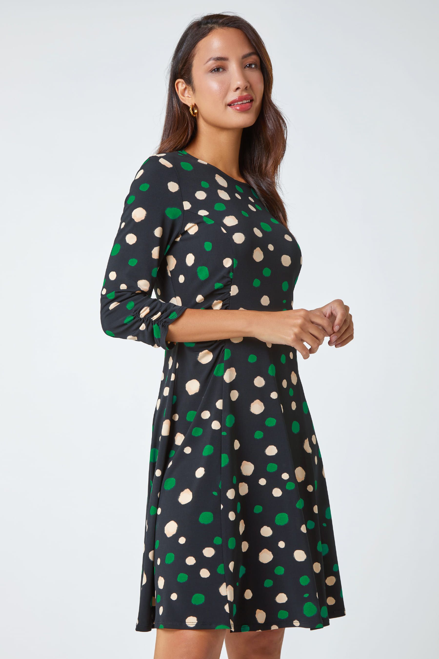 Roman sale spotted dress