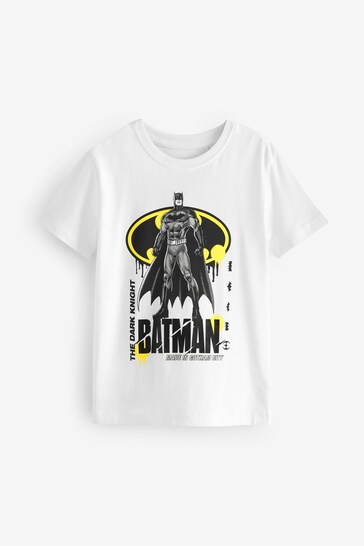 batman t shirt white