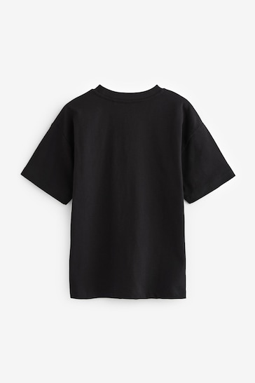 Black Star Wars Licensed Short Sleeve T-Shirt (3-16yrs)