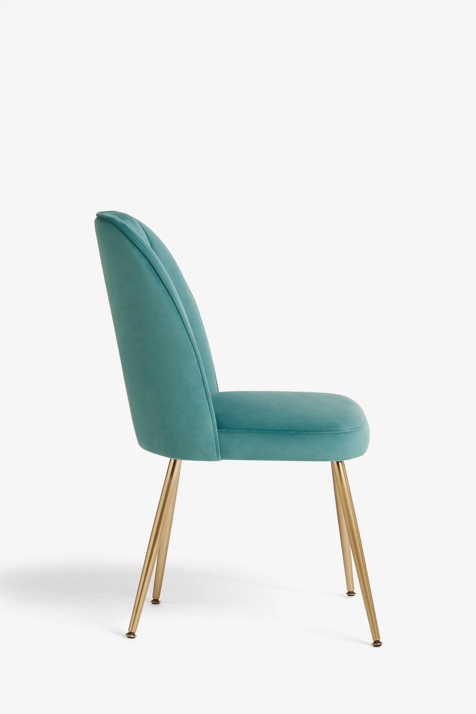 Teal and store gold dining chairs