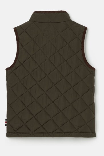 Joules Hugo Green Quilted Gilet