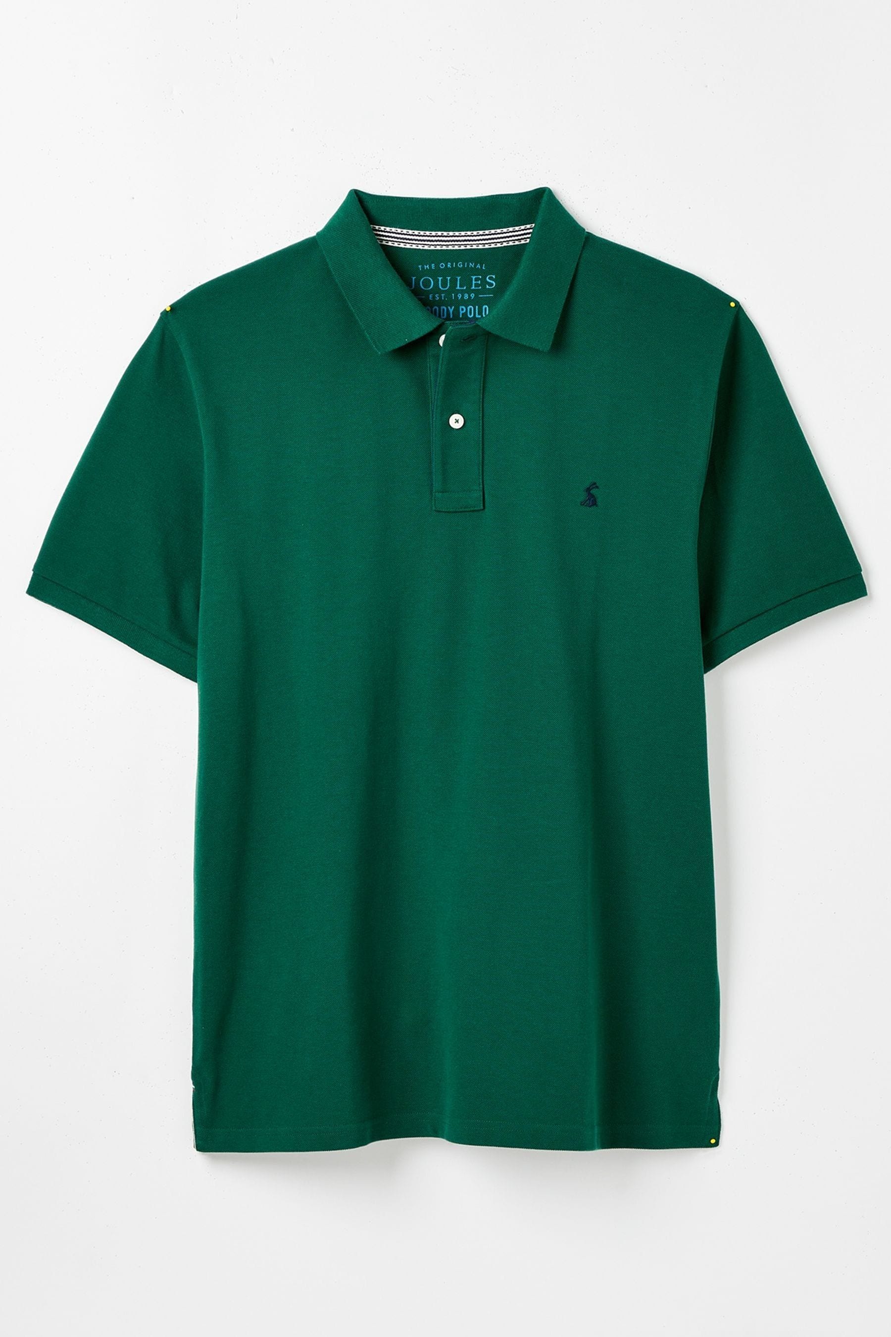 Buy Joules Woody Dark Green Cotton Polo Shirt from the Next UK