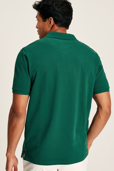 Joules Woody Dark Green Cotton Polo Shirt