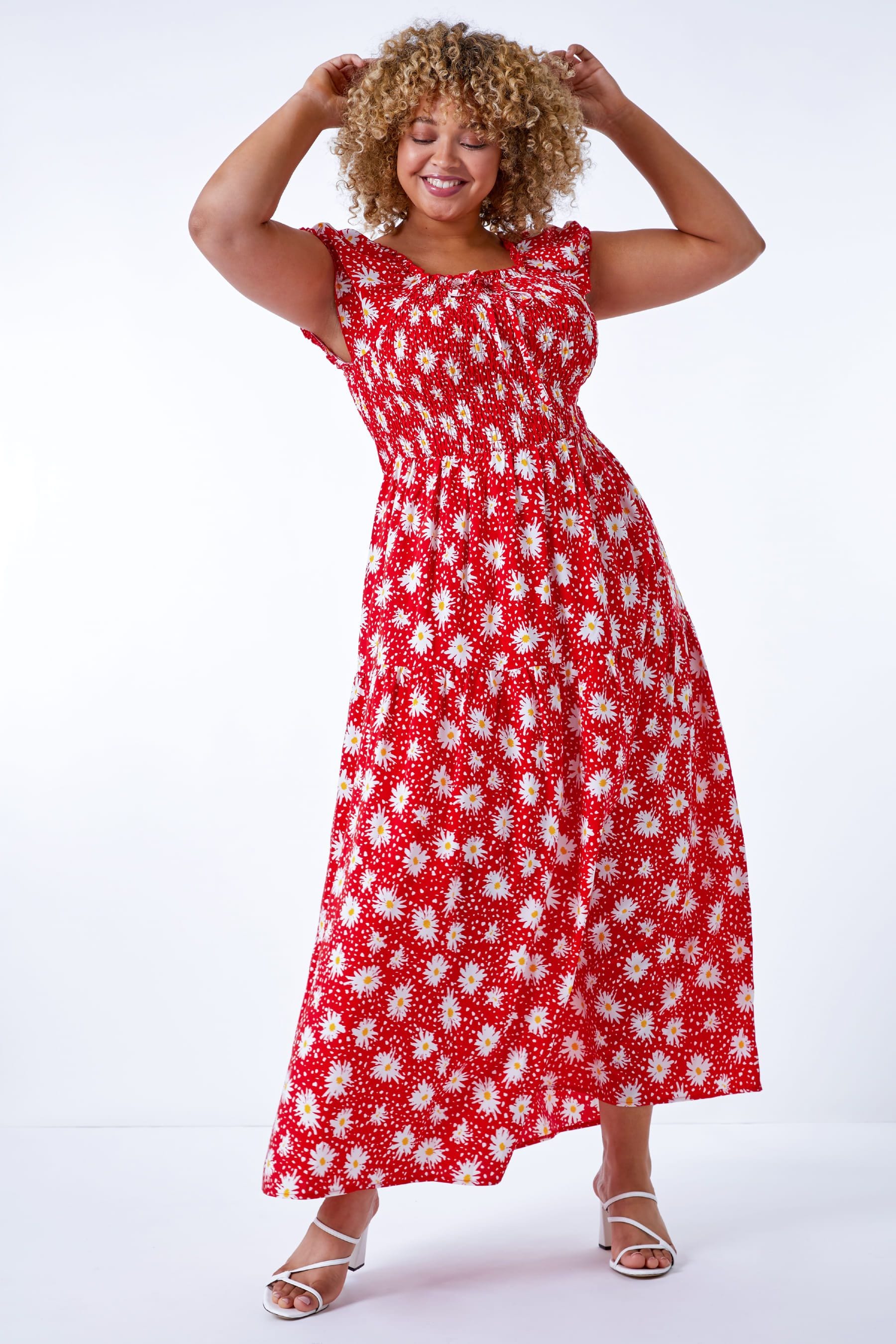 Roman bardot hotsell dress