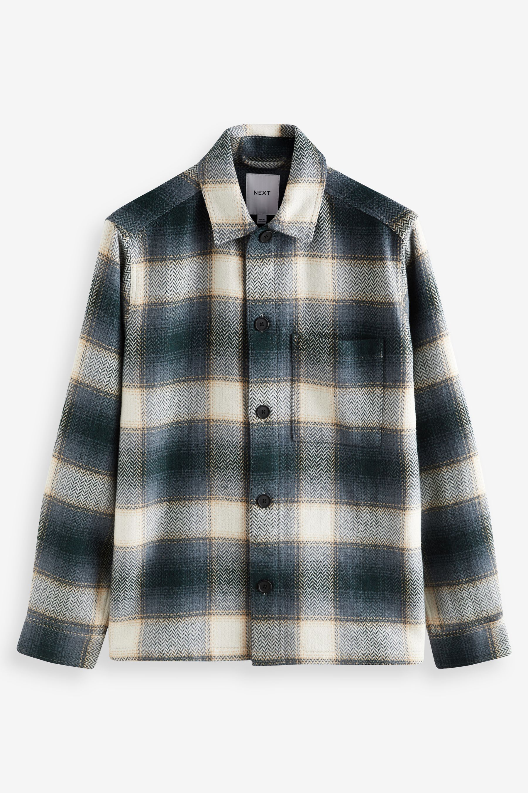 Check shacket shop with wool