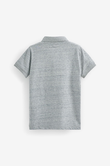 Grey Short Sleeve Polo Shirt (3-16yrs)