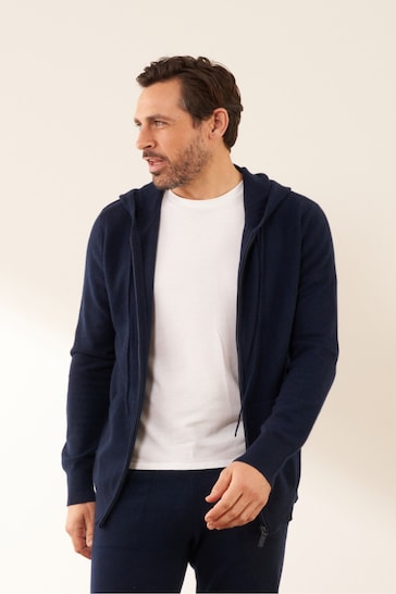 Truly Blue Cashmere Hoodie