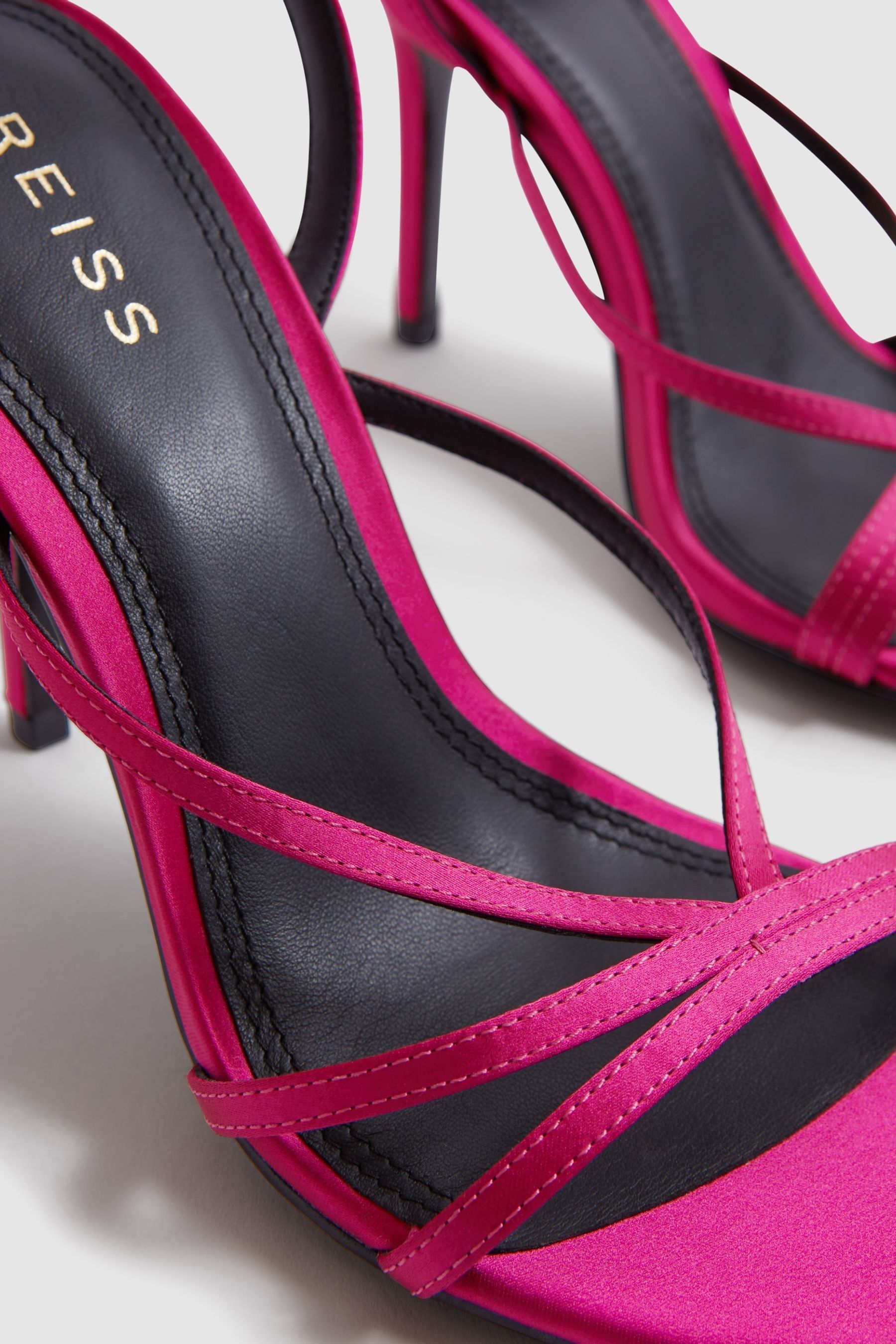 Magenta strappy hot sale heels