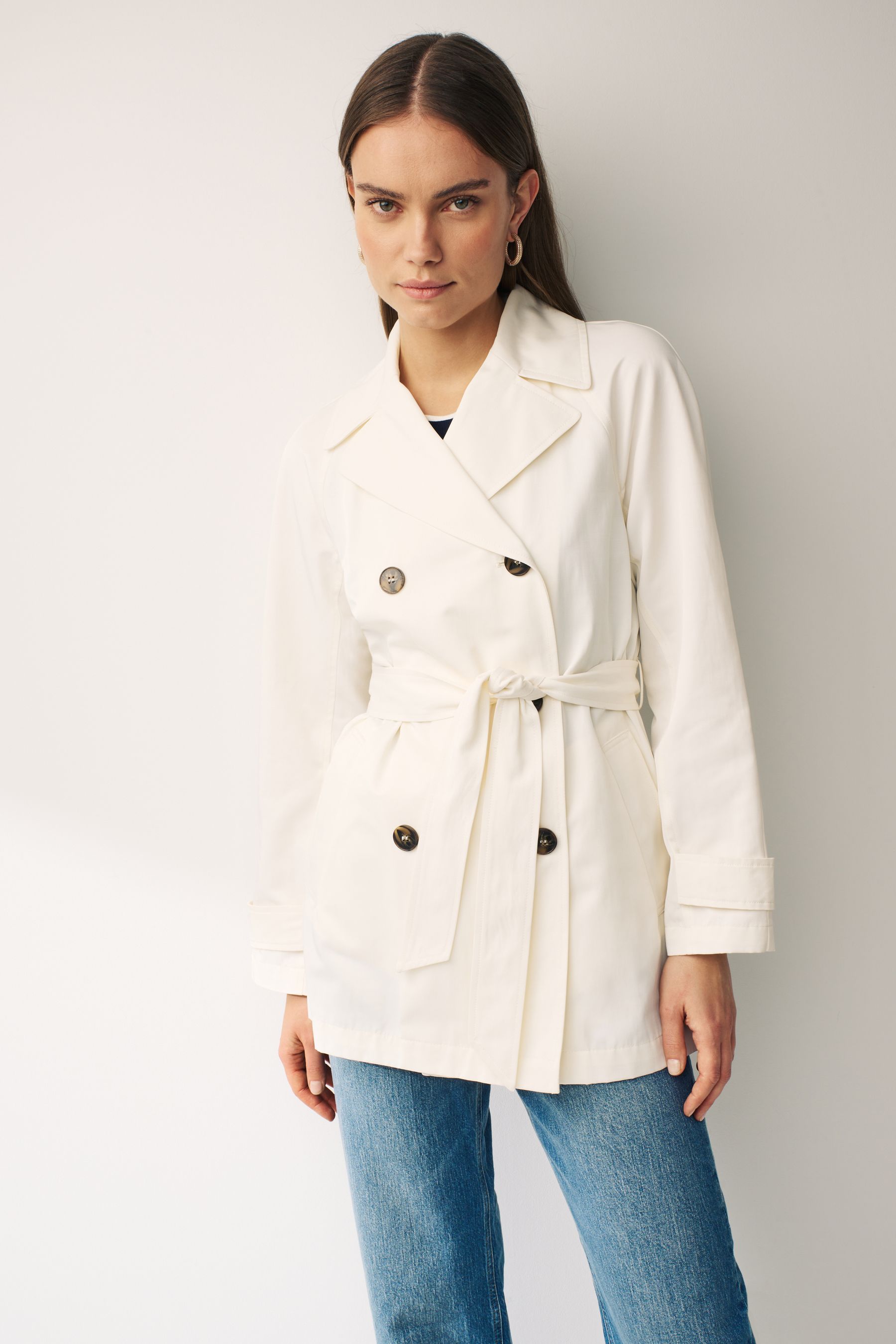 Buy Emme Marella Cream West Belted Trench Coat from the Next UK